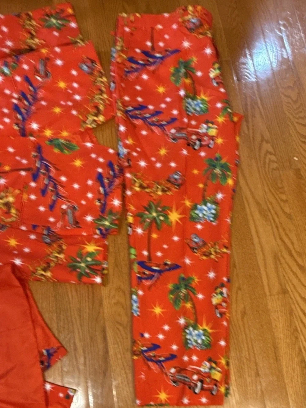 Men's Red Holiday Print Suit - Festive Blazer and Pants